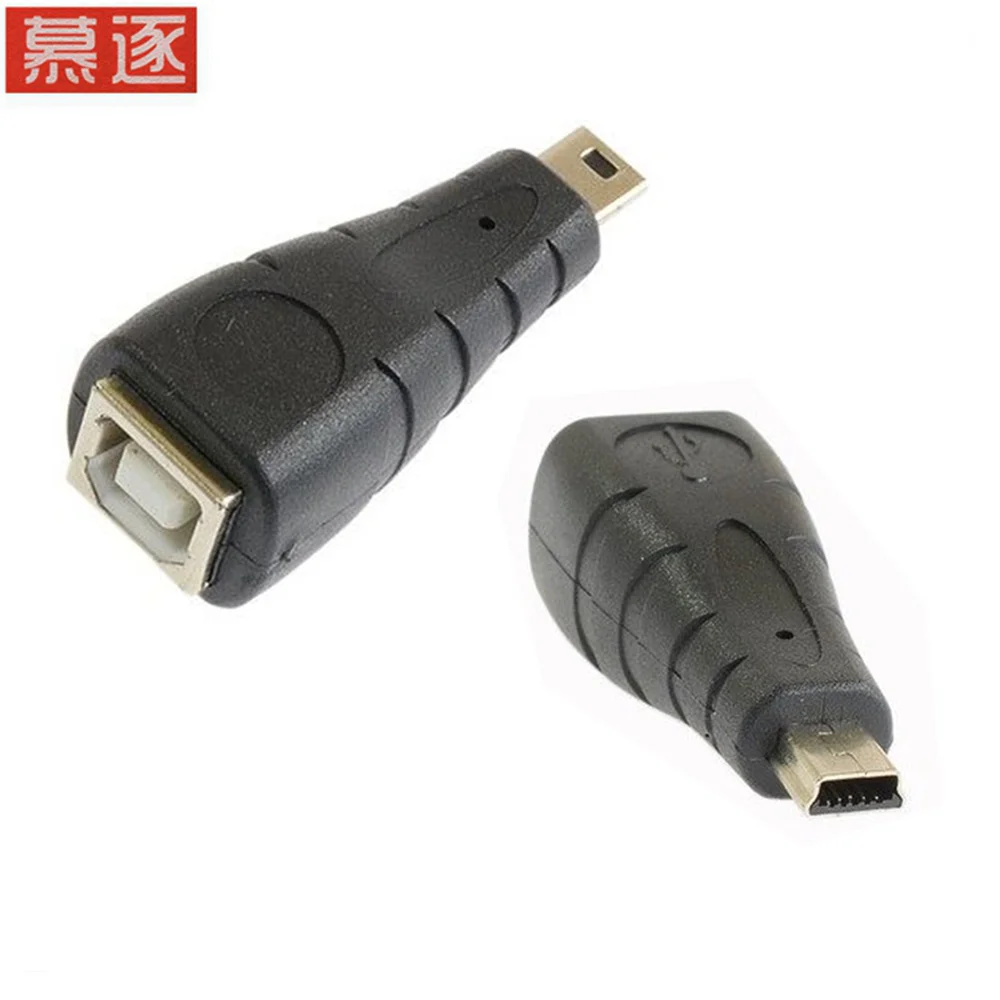 Mini Micro Usb 5Pin Stecker Plane Usb 2,0 B Tipo Weibliche Drucker Scanner Adapter Stecker M/F Hohe Qualität