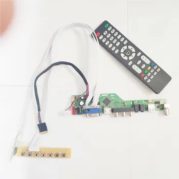 

For LTN156AT35-T01/W01/W02 TV56 display controller drive card 15.6" HDMI VGA USB AV RF WLED LVDS 40Pin 1366*768 laptop panel Kit