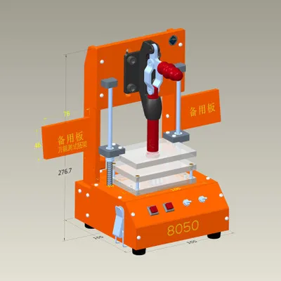 FC80X50X42mm PCB испытательный стенд PCBA тестовый инструмент крепления бакелитового приспособления тестовая стойка - Цвет: FC80X50X42mm