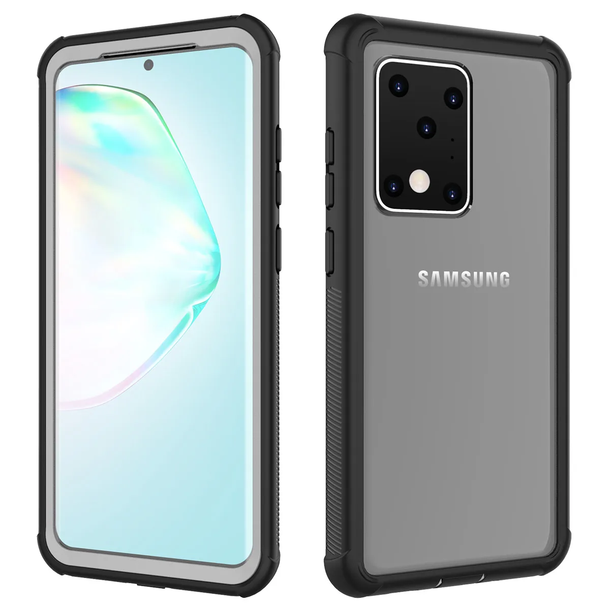 For Samsung Galaxy S20 Ultra Plus Case Dustproof Shockproof Back Cellphone Supported Wireless Charging Full-Body Cover | Мобильные