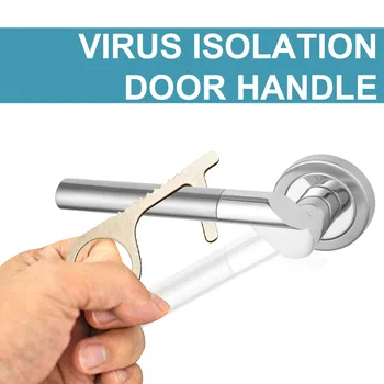 

Hot Sale Door Opener The Safe And Easy Way To Avoide Germs-contactless Safety Isolation Brass Key Ouvre Porte @35