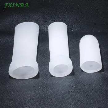 FXINBA Universal Silicone Sleeves for Penile Enlarger Enhance Glans Protector Cap Penis Pump Enlargement Extender Clamping Kit 6