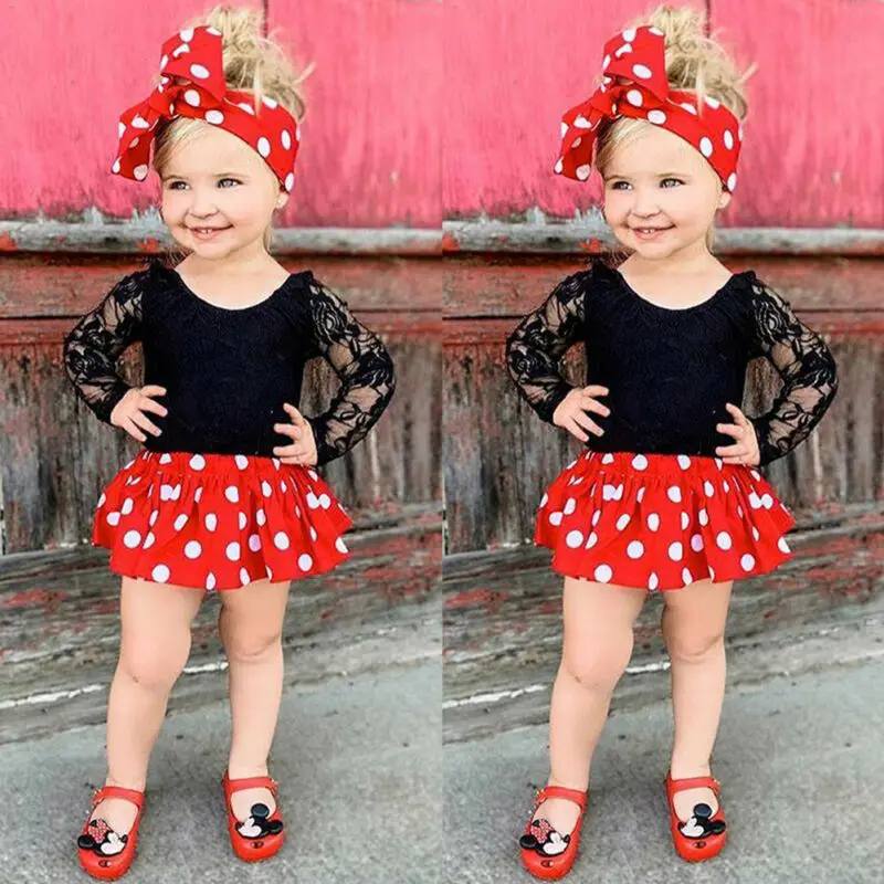 red polka dot tutu skirt