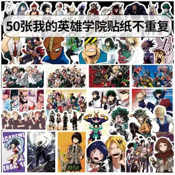 

50Pcs/Lot My Hero Academia Stickers Classic Japan Anime Sticker Modern Popular Laptop Luggage Fridge Car Skateboard Phone Decal