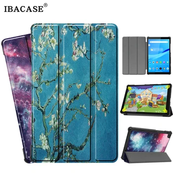 

Tablet Leather case for Lenovo Tab M8 TB-8505X 8'' Case cover with Cute Flower Design, Tri-Fold Stand Feature Hard Back Cover