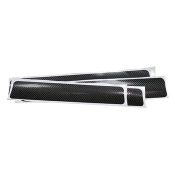 

Car Carbon Fiber Stickers 4D Car Door Sill Scuff Anti-kick Protective Decal Car Threshold Anti-Scratch Sticker Auto Accessories