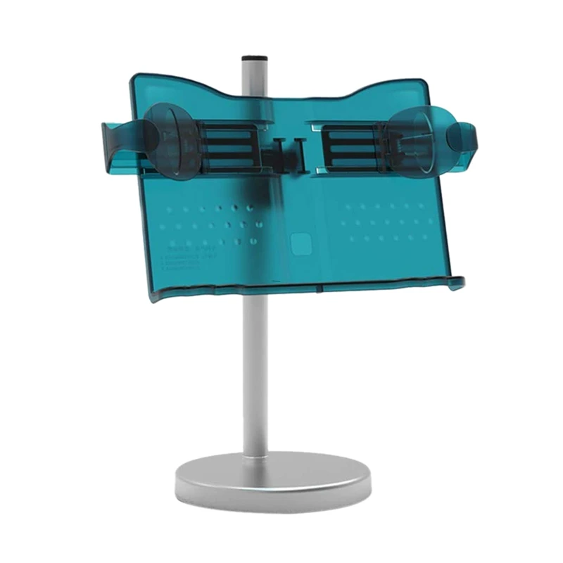 

HHO-Hands-Free Bookshelf Flexible Folding Document Holder, Adjustable Reading Height and Angle Reading Bookshelf