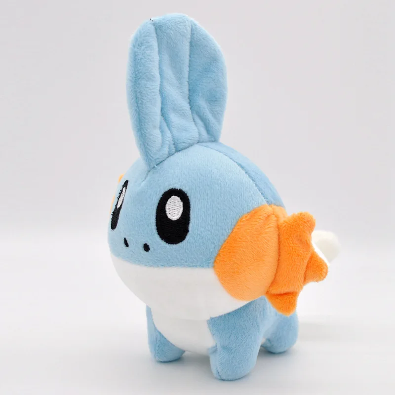 

15cm Pet Elf Plush Toy Cute Fish Peluche Toys Cartoon Anime Figure Pillow Doll Mudkip Water Sprite Puppet Gift for Children