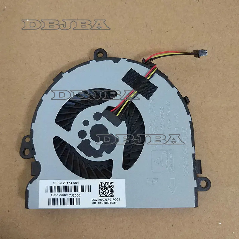 

Fan Compatible For HP 250 G7 255 G7 256 G7 15-DA CPU Cooling Fan