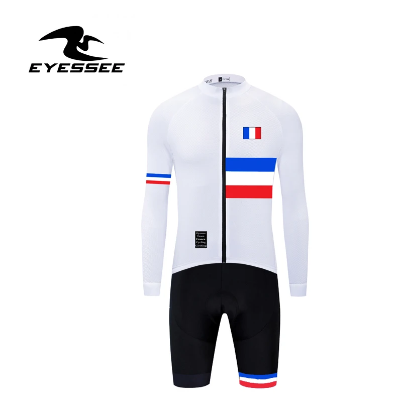 Triatlon EYESSEE, одежда для велоспорта с длинным рукавом для гонок, профессиональная французская одежда для велоспорта, Ciclismo Ropa, одежда для велоспорта, спортивная одежда для триатлона - Цвет: Triatlon