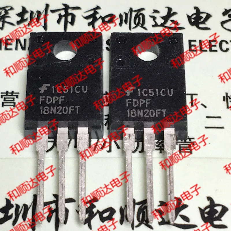

5 шт./лот FDPF18N20FT TO-220F 200V 18A
