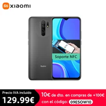 Global Version Xiaomi Redmi 9 4GB 64GB Mobile Phones Helio G80 6.53” FHD+ Screen 13MP AI Quad Camera Smartphone 5020mAh Battery