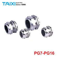 304 Водонепроницаемый Кабельный сросток из нержавеющей стали металлическая фиксированная головка грамма PG7-PG16 Серия провода Взрывобезопасное герметичное уплотнение упаковочная коробка