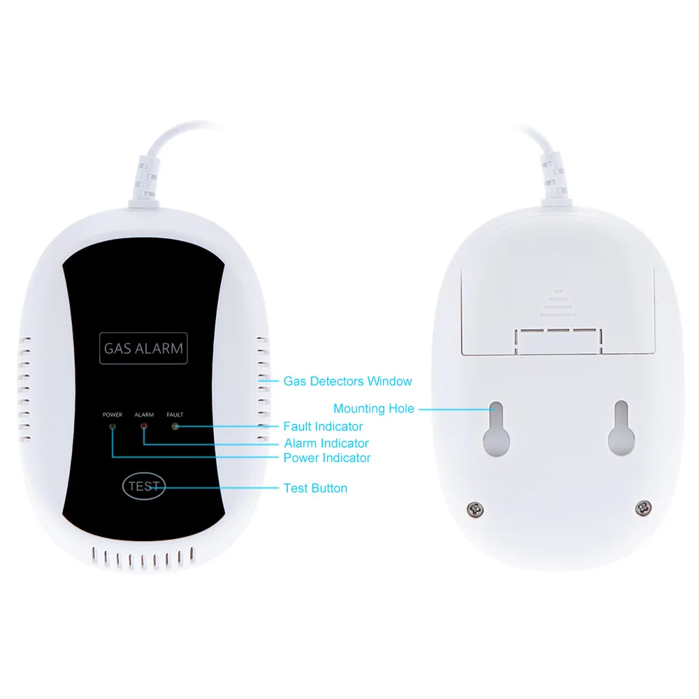 

Gas Detector CE High Sensitive Combustible Natural Gas Leakage Alarm Detector Sensor for Home Security
