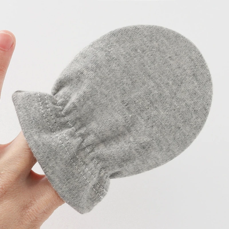 Soft Cotton Baby Gloves Anti Scratching Face Protection 4 Pairs/set Newborn Mittens Infant Handguard Supplies 0-5M baby mittens anti scratching gloves