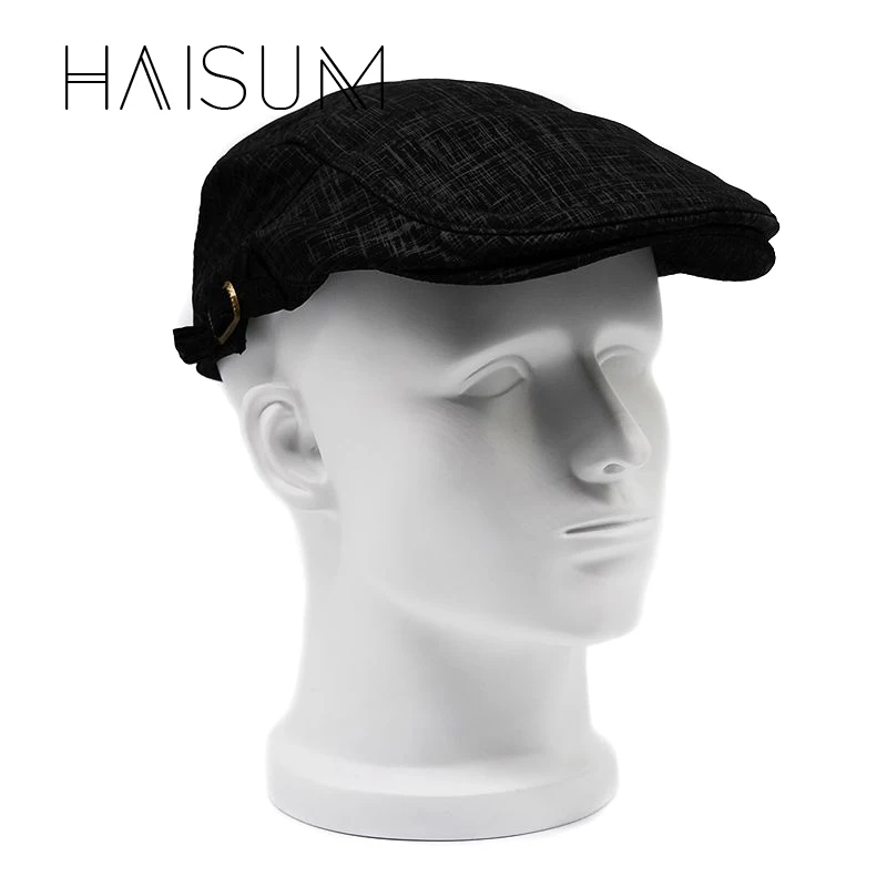 2018 Новое поступление унисекс Haisum Driving Sun Flat Cabbie Newsboy Кепка s для ретро берета теплая