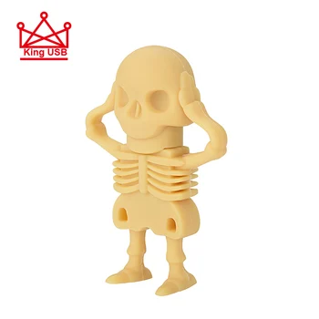 

Cartoon USB Flash Drive 64GB 32GB 16GB 8GB Skull Skeleton Memory Stick U Stick Flash Disk Mini Key Pendrive Creative Gift