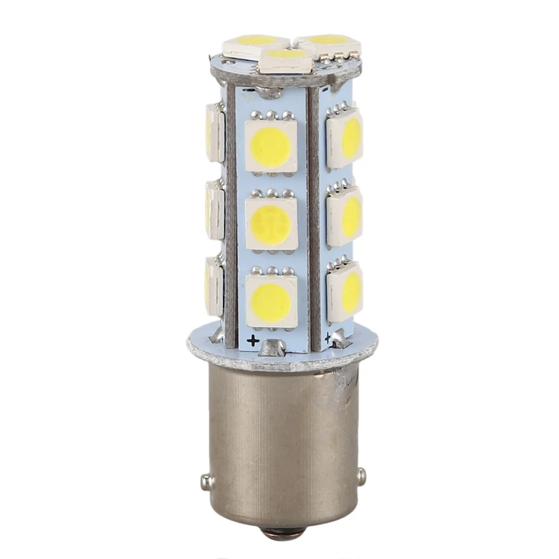 Белый 1156 P21W BA15S R10W 18 светодиодный 5050 SMD задний стоп-сигнал Бортовой светильник