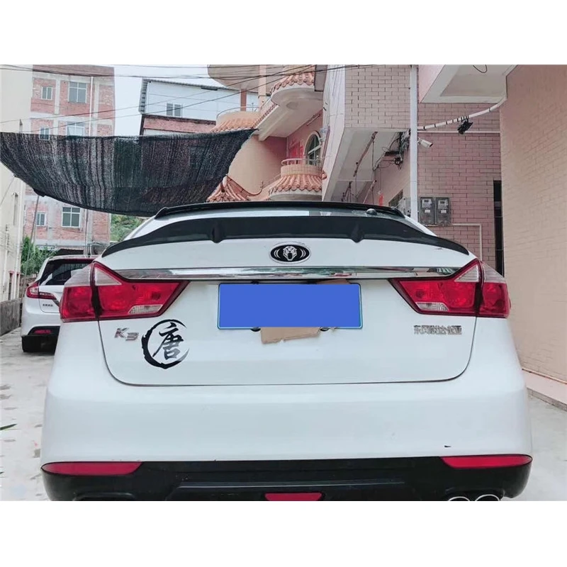 for Kia K3 spoiler high quality carbon fiber / FRP material primer car rear wing spoiler