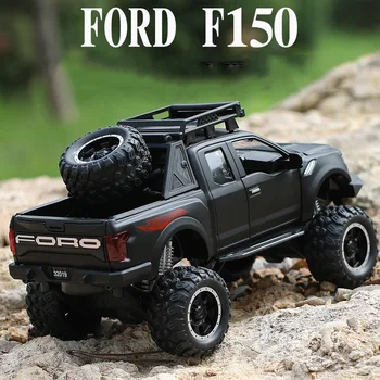 

Diecast 1:32 Raptor F150 Pickup Modified Off-road Children's Toy Car Alloy Simulation Hot Wheels Back To The Future Car Model