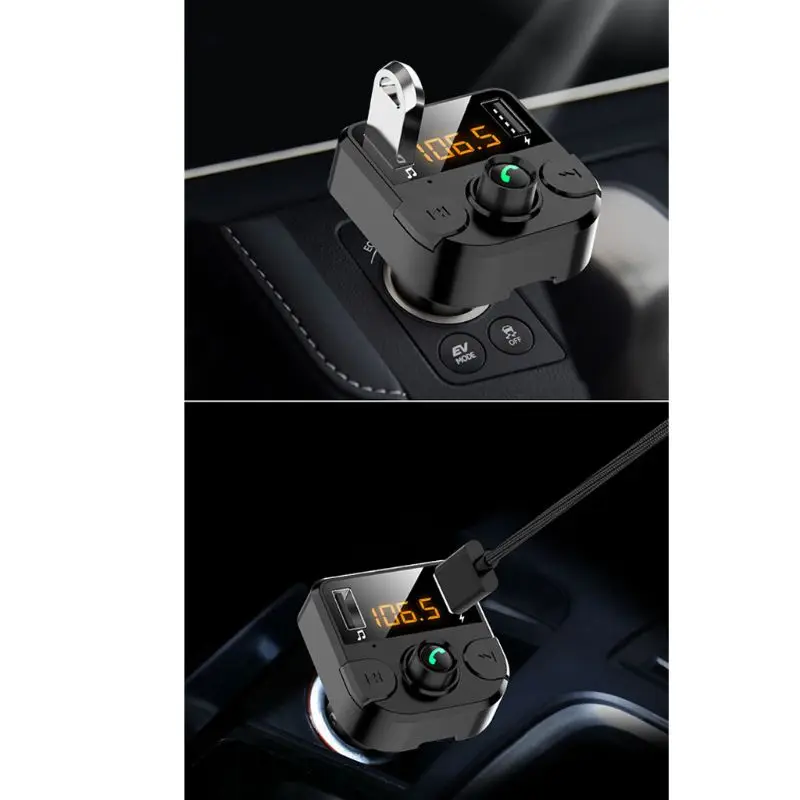 Автомобильный Bluetooth BT36B беспроводной передатчик MP3 радио плеер USB зарядное устройство автозапчасти многофункциональная автомобильная электроника