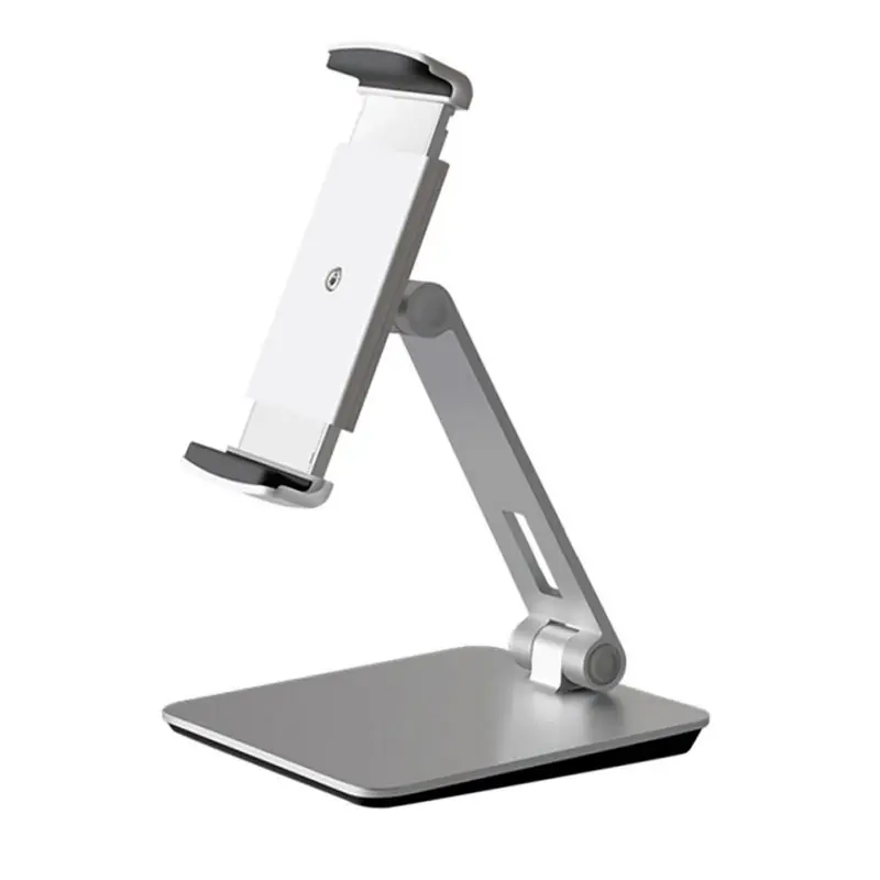 

Desktop Aluminum Alloy Foldable Tablet Mobile Phone Stands Adjustable Holder For 4-14 Inch Tablet For Phones