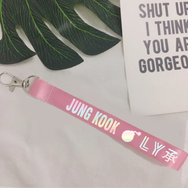 Брелок KPOP лазерный брелок для ключей Bangtan Boys с надписью Love Yourself RAPMONSTER V JUNGKOOK JIMIN JHOPE