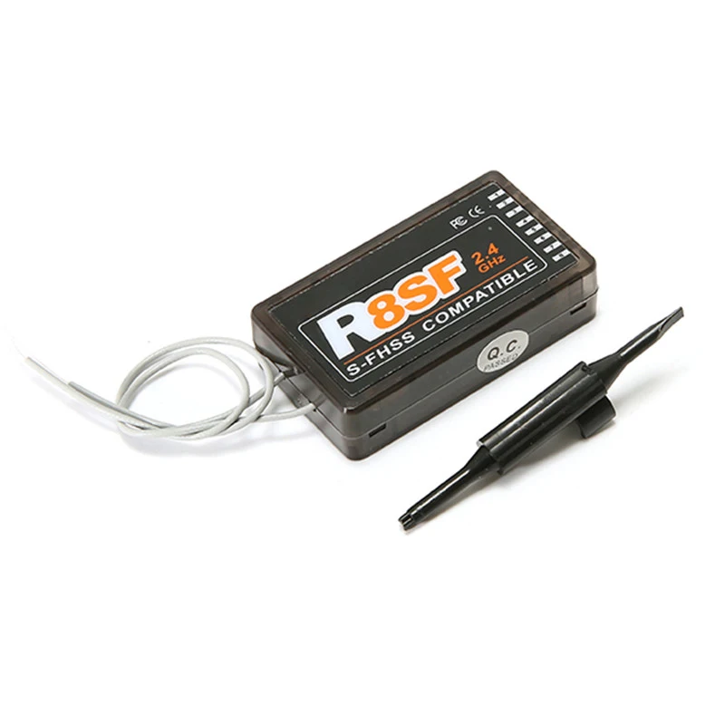 Receptor R4SF R6SF R8SF S-FHSS/FHSS para Mini Dron de carreras RC, 1 Uds., receptor de 2,4G, Compatible con FUTABA S-FHSS T6 14SG