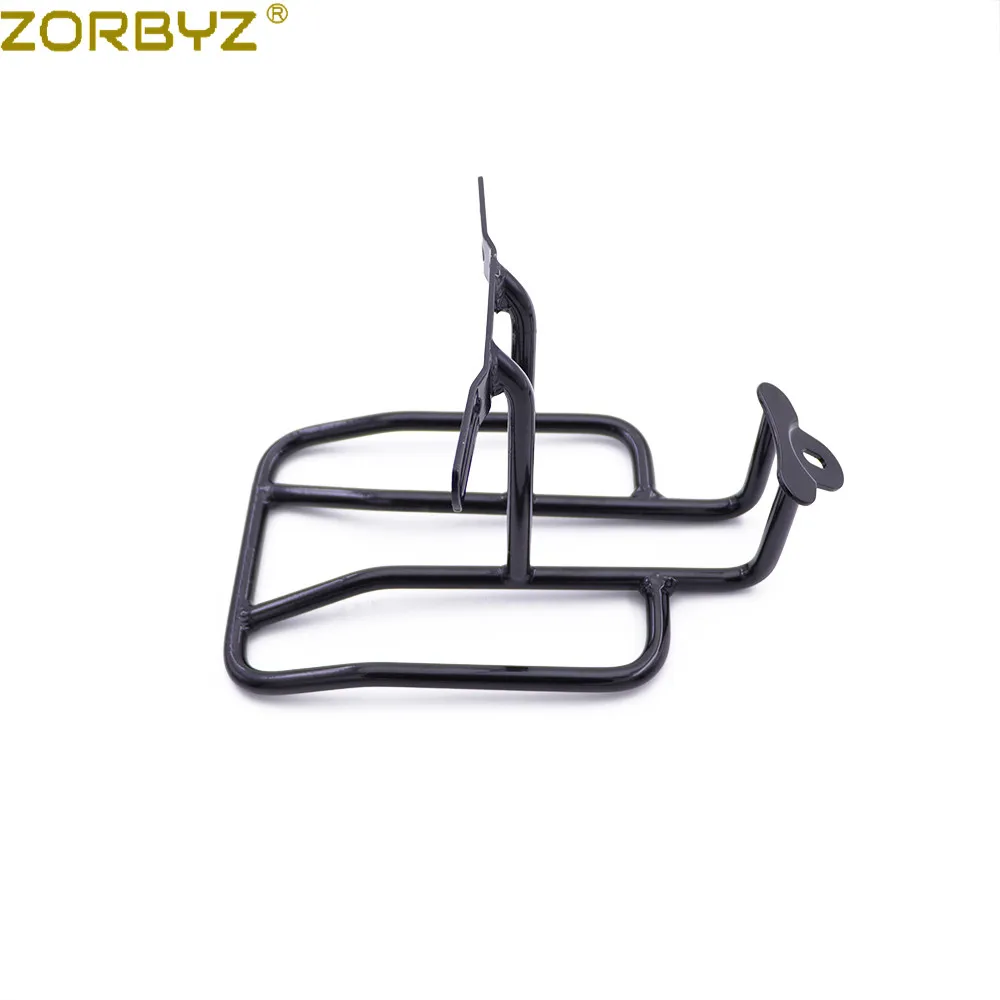 ZORBYZ Black Motorcycle Steel Rear Luggage Rack Carrier For Harley Sportster XL883 1200 Custom