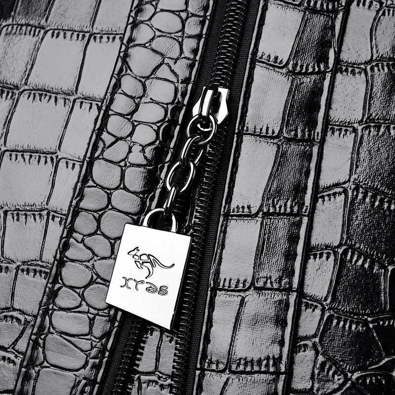 Зимний стиль 3 в 1 Аллигатор рюкзак Противоугонная женская сумка Высокое качество кожа роскошный путешествия рюкзак Грудь сумка Mochilas