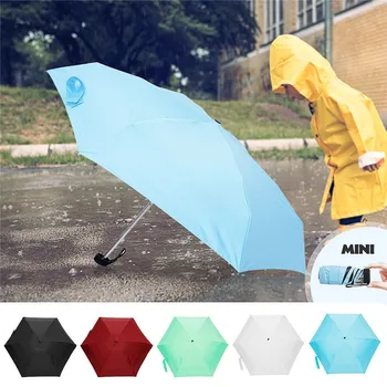 

180g Ultralight Pocket Mini Umbrella Rain Windproof Durable 5 Folding Sun Umbrellas Portable Fresh Sunscreen Parasol
