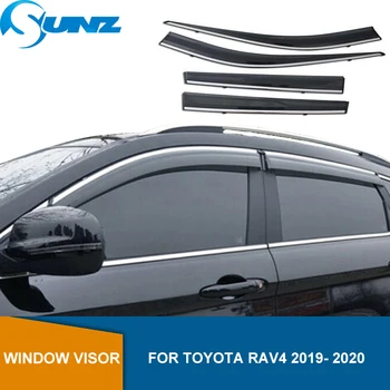 

Side Window Deflectors For Toyota Rav-4 Rav4 XA50 2019 2020 2021 Smoke Weather Shield Window Visor Sun Rain Deflector SUNZ