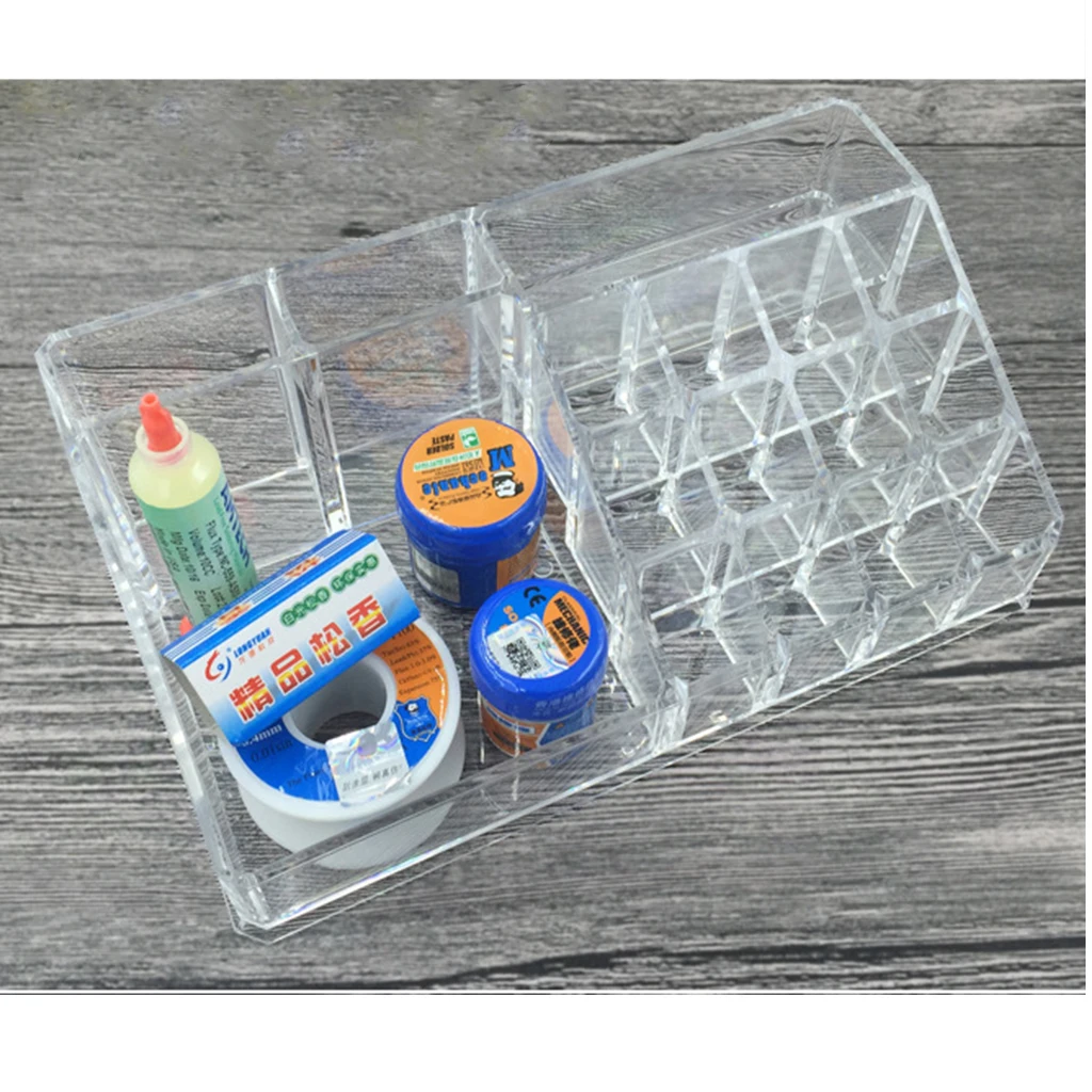 

Acrylic Mobile Phone Repair Tool Storage Box Screwdriver Tweezers Tool Box