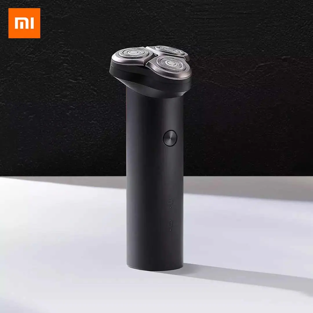 Новейшая электрическая бритва Xiaomi Mijia S300 портативная Гибкая бритва с 3 насадками для сухого влажного бритья моющаяся боро|Электробритвы|   | АлиЭкспресс