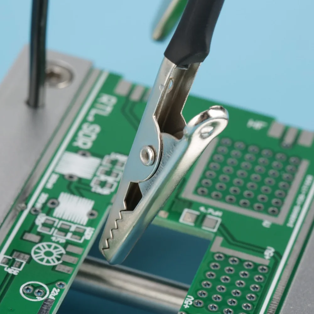 1 комплект металлическая монтажная плата паяльная станция пластина pcb держатель с двумя суппорт зажим
