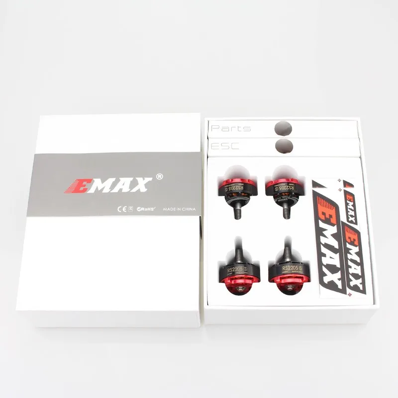 EMAX 4 шт RS2205S 2300KV 2600KV бесщеточный мотор с 4 шт Bullet 30A BLHELI_S 2-4S DSHOT Combo для RC FPV Racinig Drone