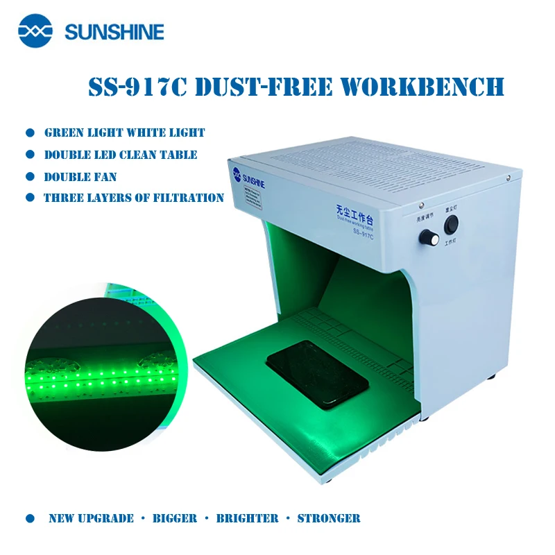 Sunshine SS 917C пыли беспылевых работы Комнаты Анти пыль Рабочая скамейка Регулируемая ветер уборки комнаты для