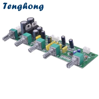 

Tenghong NE5532 Subwoofer Preamplifier Board HiFi 2.1 Preamp Tone Board Treble Bass Independent Adjustment Dual AC12-15V AMP
