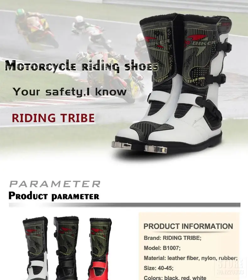 PRO-BIKER/Водонепроницаемые мотоциклетные ботинки; мужские ботинки для мотокросса; гоночные ботинки для верховой езды; мотоциклетные ботинки для езды по бездорожью