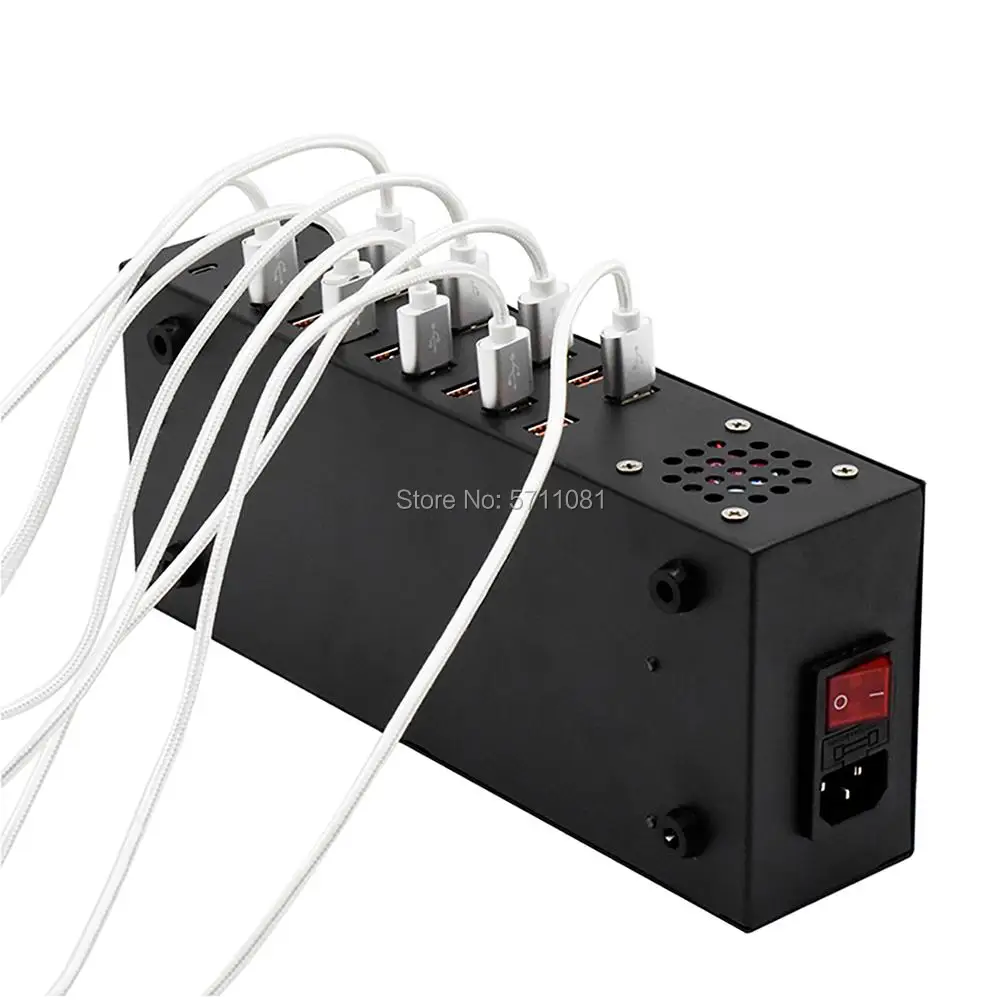 Зарядная док-станция с несколькими USB-портами 400 Вт 4 а 20 портов быстрая зарядка