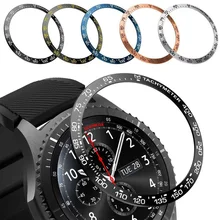 Для samsung gear S3 Classic Frontier Galaxy Watch 46 мм, драгоценный камень кольцо чехол рамка против царапин металлический защитный ободок Ringke# B