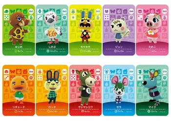 

New Amiibo Card NS Game Series 3 (241 to 280) Animal Crossing Card Work for
