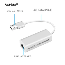 Kebidu 2020 usb 2.0 para rj45 lan adaptador placa de rede rd9700 alta velocidade para tablet pc portátil para windows xp win 7 8