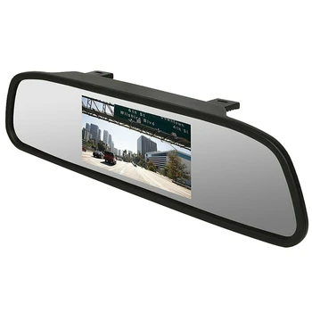 

Universal Car 4.3-Inch Backup Camera Mirror Monitor for Reversing Ie 12-24V Universal Display