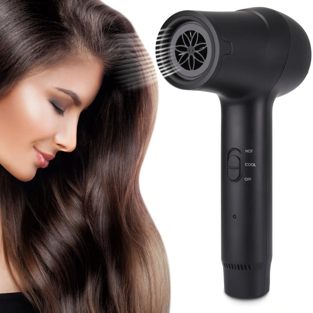 

Professional Salon Wireless Charging Base Hair Blow Dryer Strong Wind Machine NShopping