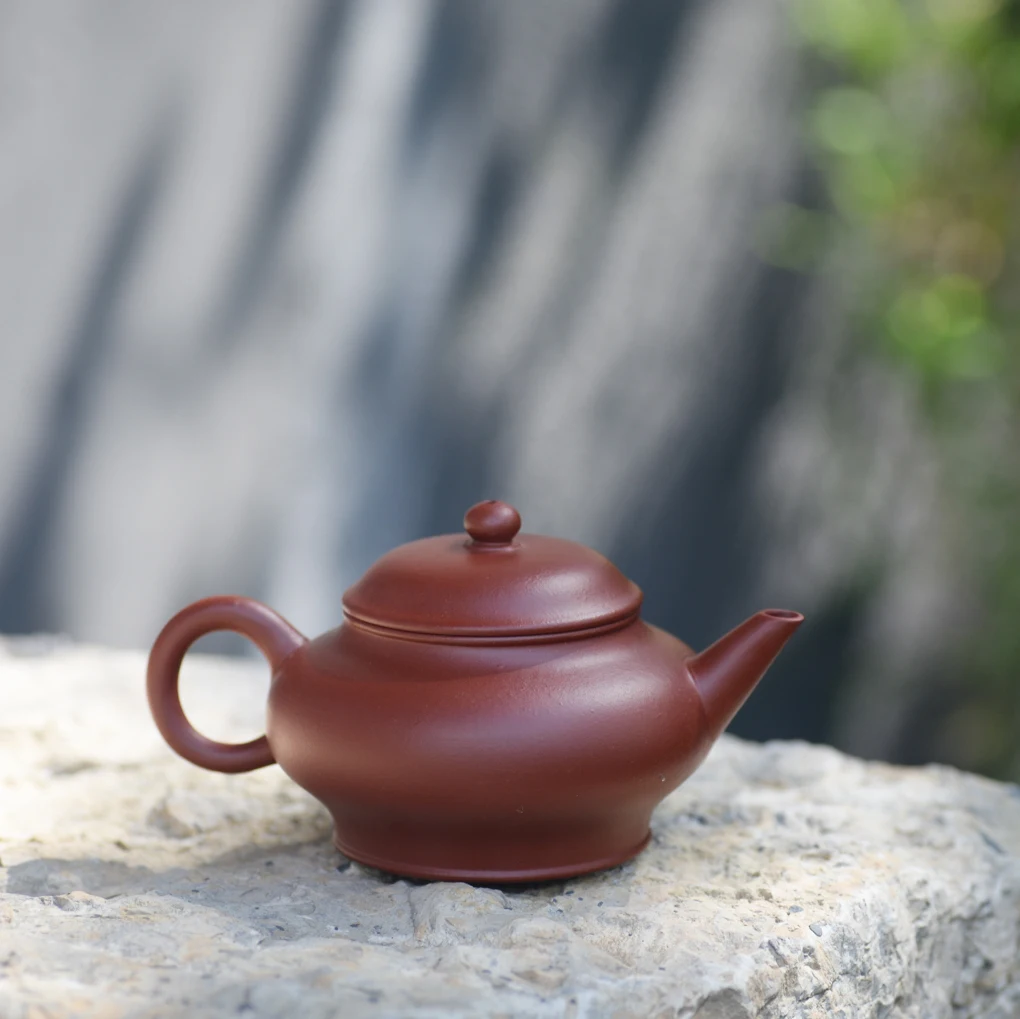Чайник KingTeaMall Yixing Yin Chun Shui Ping 120 куб. См оригинальная красная грязь Dahongpao. Чайные