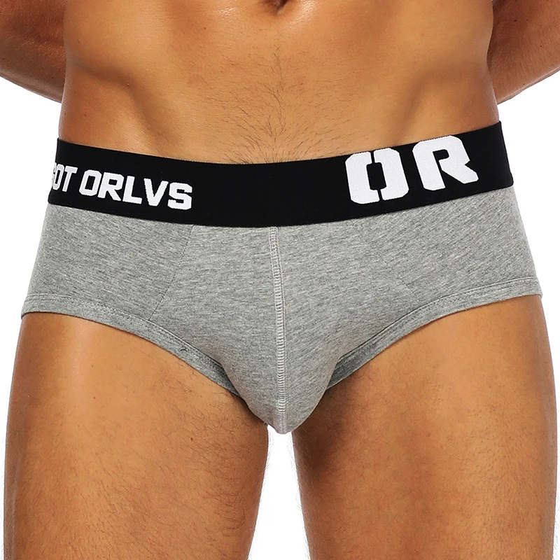 ORLVS сексуальное мужское нижнее белье U выпуклая сумка Слип cueca мужские трусы s Гей