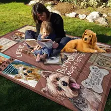 Изысканная палатка для пикника для собак, утонченный коврик для пикника на лужайке, весенний тур, осенний тур, ткань для пикника, одеяло для кемпинга