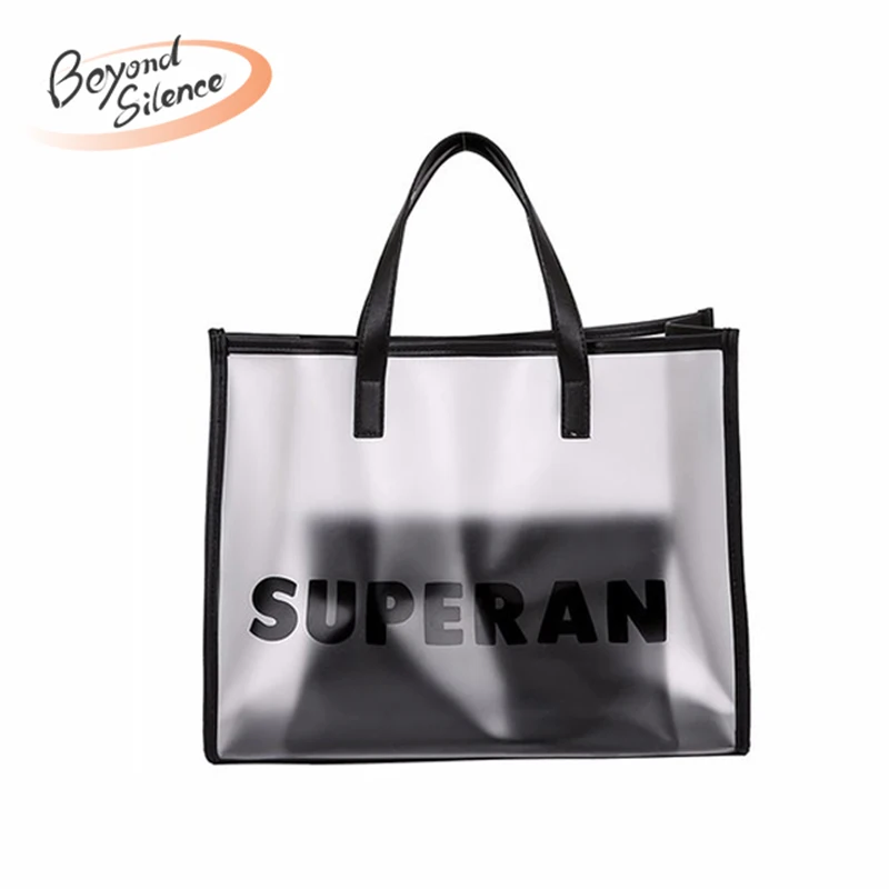 

Fashion New Handbags for Women Transparent Jelly Bags Large Capacity Luxury Shoulder Bag Ladies Clutch Tote Bolsa