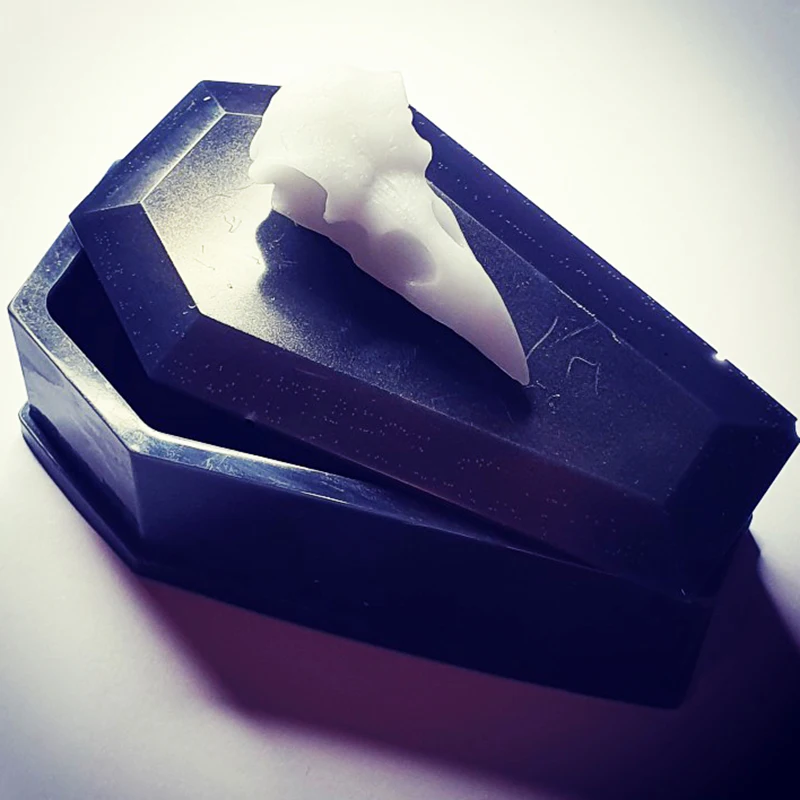 Ящик для хранения в стиле Хэллоуина темноты силиконовая форма самостоятельной